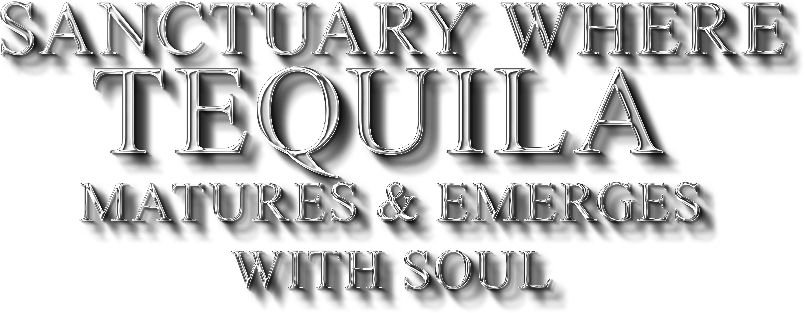 Sanctuary where tequila matures and emerges with soul