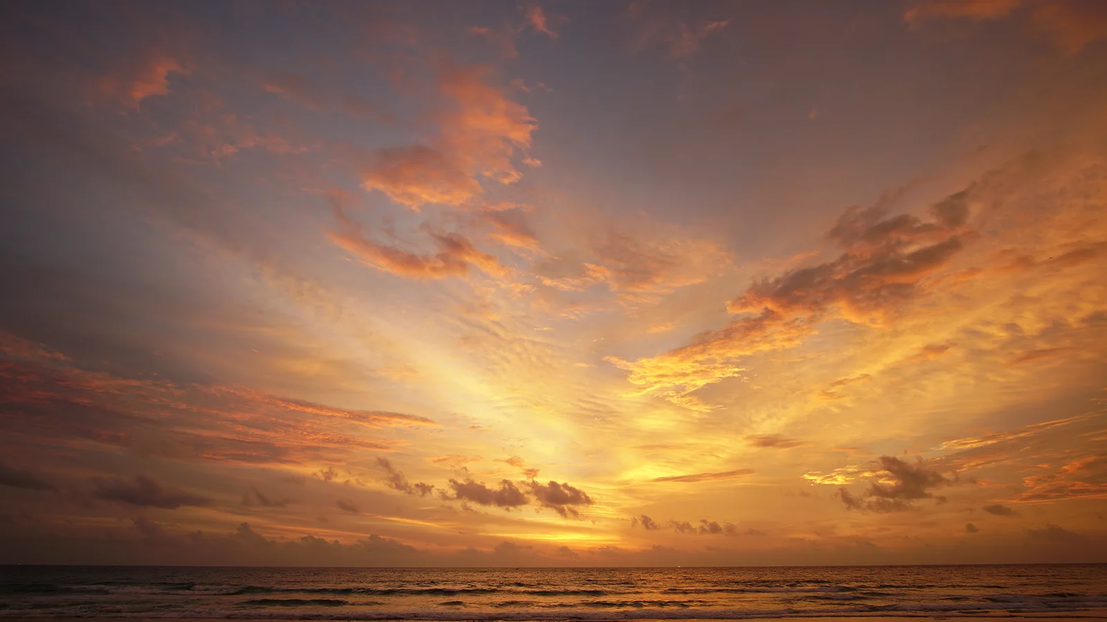 Sunset sky background for Imperio Real Extra Añejo tequila experience